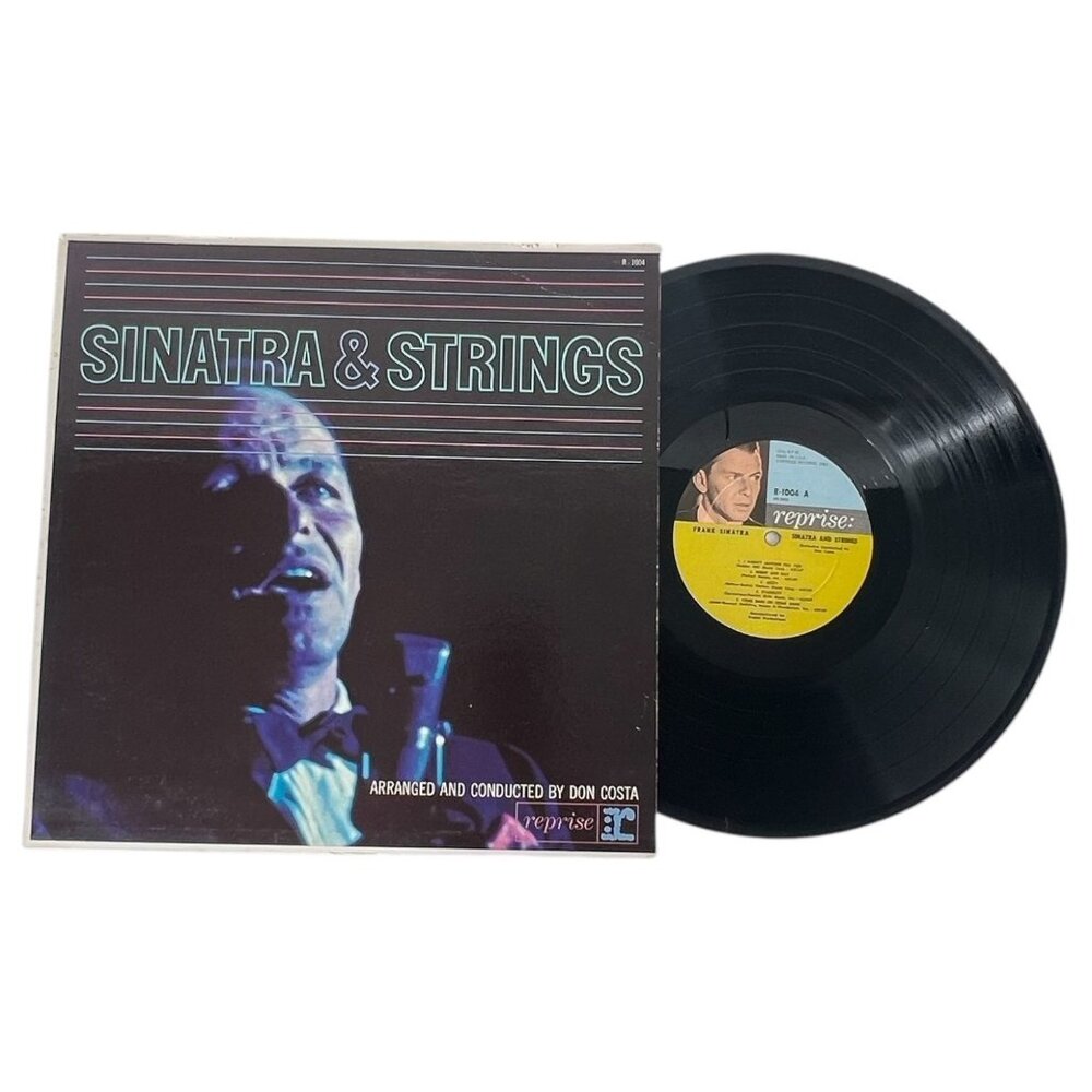 1961 FRANK SINATRA Sinatra & Strings Vinyl LP REPRISE Record Album R-1004